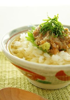 鰹なめろうのだし茶漬け-レシピのメイン写真