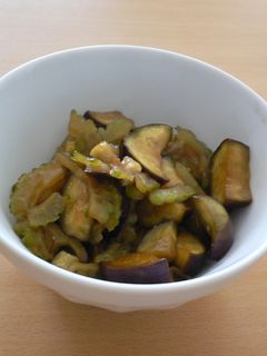 ゴーヤとなすの炒め煮-レシピのメイン写真