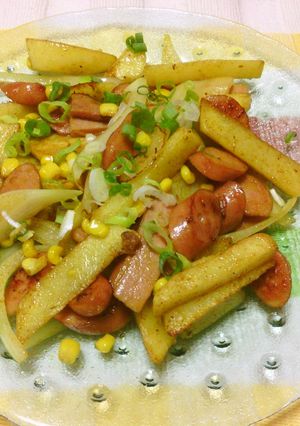居酒屋風 ジャーマンポテト カレー味-レシピのメイン写真