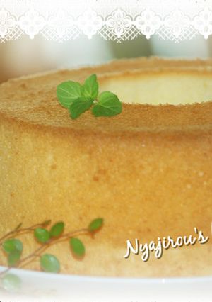 しっとりふわっ＊レモンシフォンケーキ-レシピのメイン写真