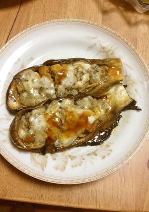 なす丸ごと肉詰め-レシピのメイン写真