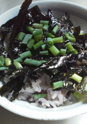 もみ海苔のっけごはん-レシピのメイン写真