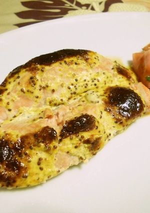 秋鮭の粒マスタード&マヨネーズ焼き-レシピのメイン写真