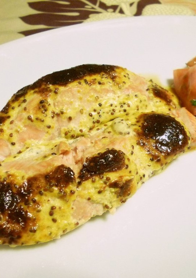 秋鮭の粒マスタード＆マヨネーズ焼き-レシピのメイン写真