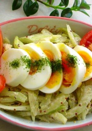 鶏とセロリのマスタードサラダ-レシピのメイン写真