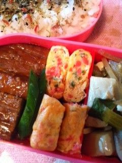 お弁当に☆彡彩きれいな紅しょうがの卵焼き-レシピのメイン写真