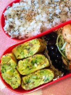 お弁当に☆彡ブロッコリの卵焼きチーズ風味-レシピのメイン写真