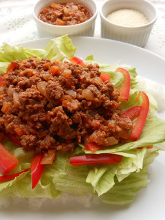 白だしのあっさりミートソース丼-レシピのメイン写真