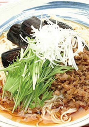 ナスと挽肉のスタミナ麺-レシピのメイン写真