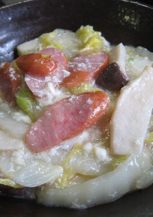 ダシダで簡単!とろとろ白菜の豆腐あんかけ-レシピのメイン写真