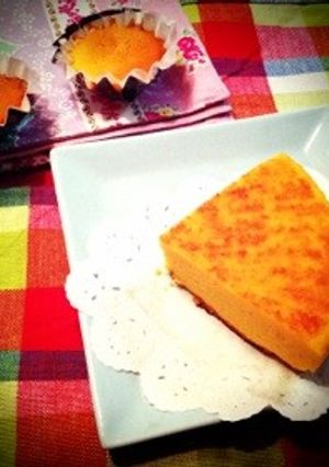 混ぜるだけ！絶品カボチャケーキ-レシピのメイン写真