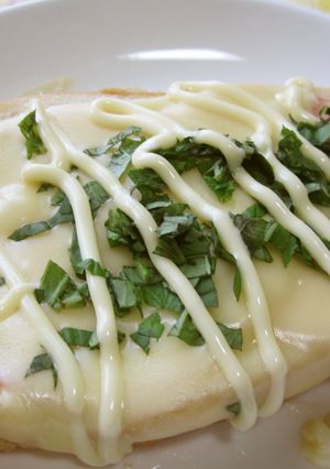 ハムとバジルのチーズトースト-レシピのメイン写真