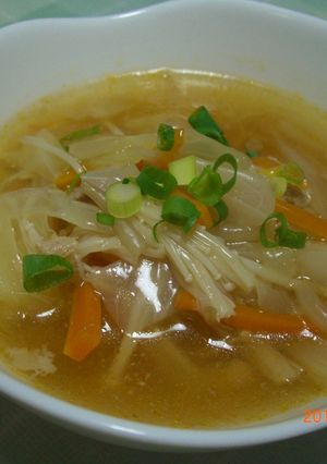 シンプル酸辣湯スープ～♪-レシピのメイン写真