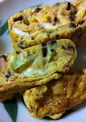 塩昆布入り卵焼き-レシピのメイン写真