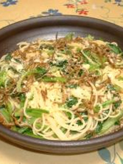 美味しいっ!☆じゃこと小松菜のパスタ☆-レシピのメイン写真