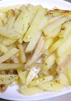 バター好きのためのマーガリンでいもソテー-レシピのメイン写真