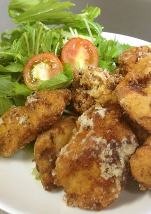 鶏のムネ肉で竜田揚げ（からあげ）-レシピのメイン写真