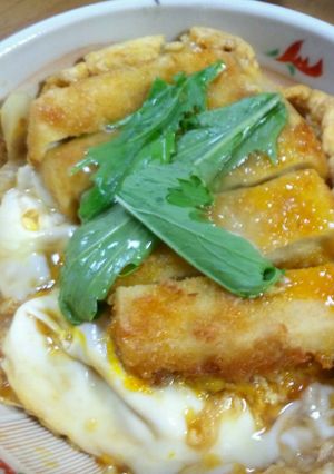 ◇ヘルシー高野豆腐deかつ丼◇-レシピのメイン写真