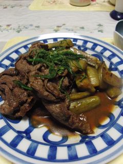 牛肉となすの炒め煮-レシピのメイン写真