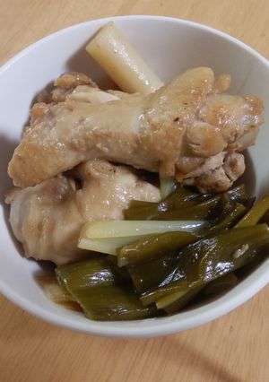 手羽元とねぎでおいしく甘辛煮-レシピのメイン写真
