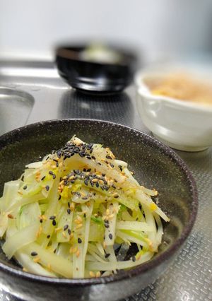 セロリとじゃが芋のピリッと黒胡椒きんぴら-レシピのメイン写真