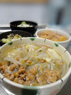 ハリハリもやしの納豆餡掛け-レシピのメイン写真