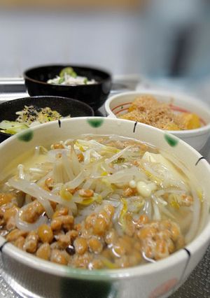 ハリハリもやしの納豆餡掛け-レシピのメイン写真