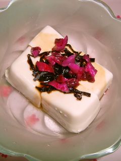 塩こんぶとしば漬けの冷やっこ-レシピのメイン写真