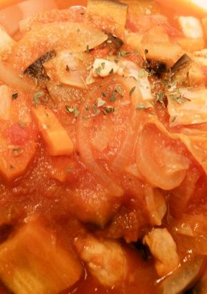 簡単☆　＊鶏肉と野菜たっぷりトマト煮＊-レシピのメイン写真