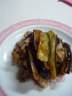 ナスと豚肉の味噌炒め♫-レシピのメイン写真