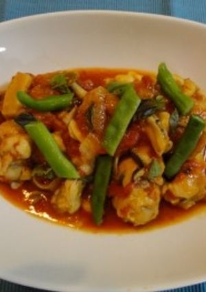 煮込むだけ!!簡単!!チキンのトマト煮-レシピのメイン写真
