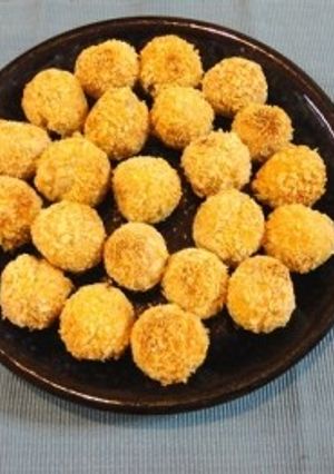旬の里芋で簡単!!ヘルシーコロッケ-レシピのメイン写真