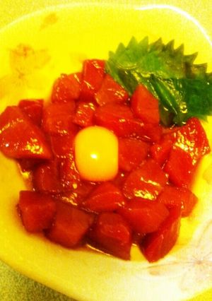 *王道まぐろユッケ*-レシピのメイン写真
