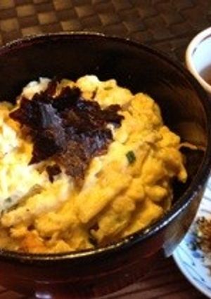 和風スクランブルエッグ丼-レシピのメイン写真