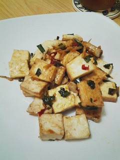 簡単☆豆腐のピリ辛オイスターソース炒め-レシピのメイン写真