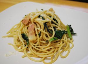 簡単☆ルッコラベーコンのバター醤油パスタ-レシピのメイン写真