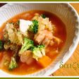 野菜たっぷりトマトスープ♪