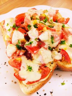 朝食に☆トマトチーズトースト-レシピのメイン写真