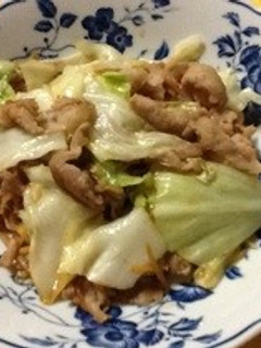 豚肉とキャベツのオイスターソース炒め-レシピのメイン写真