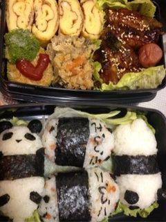 パンダ 俵ネコ 弁当(*^^*)キャラ弁-レシピのメイン写真