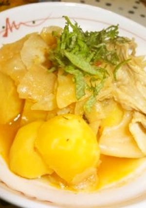 ジャガイモとキャベツの豚バラキムチ煮♪-レシピのメイン写真