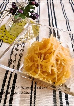 そーめんかぼちゃの味噌もみじ和え-レシピのメイン写真