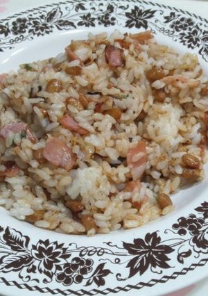 納豆チャーハン-レシピのメイン写真