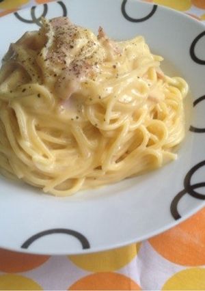 簡単とろ〜り濃厚♡カルボナーラ-レシピのメイン写真