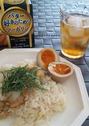 ホタテのガーリックバターライス＊゜-レシピのメイン写真