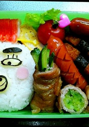キャラ弁　はなかっぱ～こけやん-レシピのメイン写真