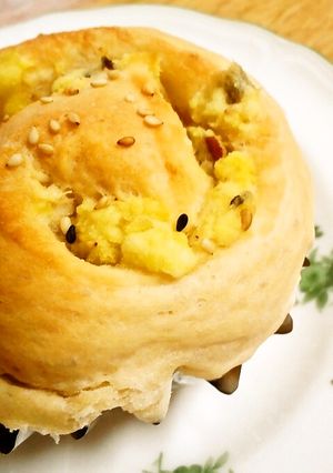 ほっくりしっとり　　♪さつま芋パン♪-レシピのメイン写真