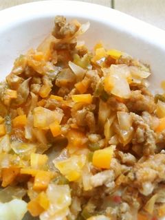 レンジ離乳食☆お野菜たっぷりミートソース-レシピのメイン写真