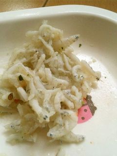 簡単離乳食☆ふっくらしらすのおろし和え-レシピのメイン写真