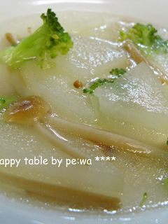 超かんたん!冬瓜の中華スープ-レシピのメイン写真